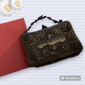 Antique, Sterling Plated Accordion Coin Purse